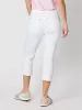 Miracle High Rise Cropped Jean - White sold by RC & Co