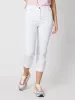 Miracle High Rise Cropped Jean - White sold by RC & Co