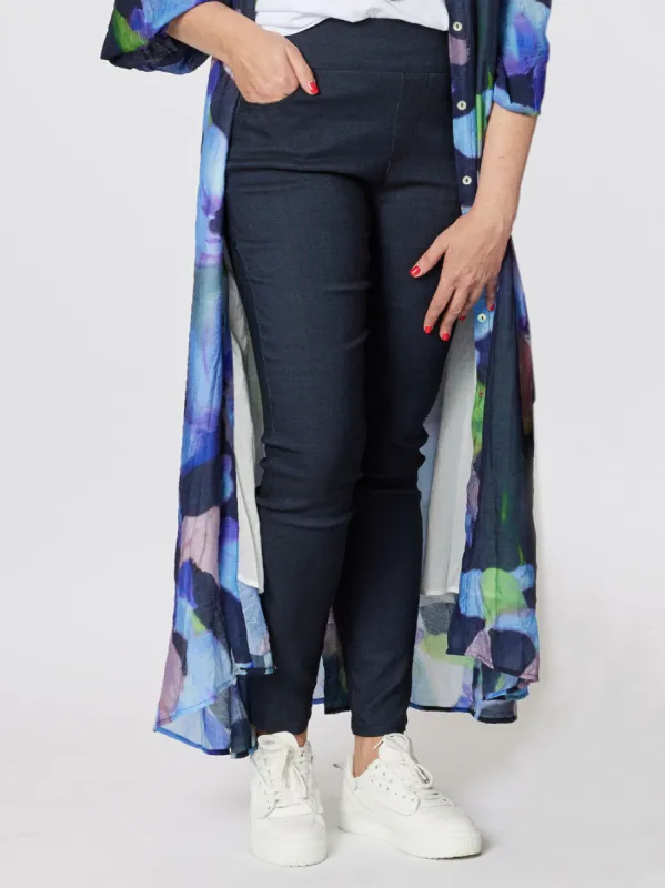 Pippa Pull On Pant - Midnight sold by RC & Co