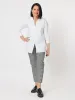 Julia Jersey Sleeve Shirt - White sold by RC & Co