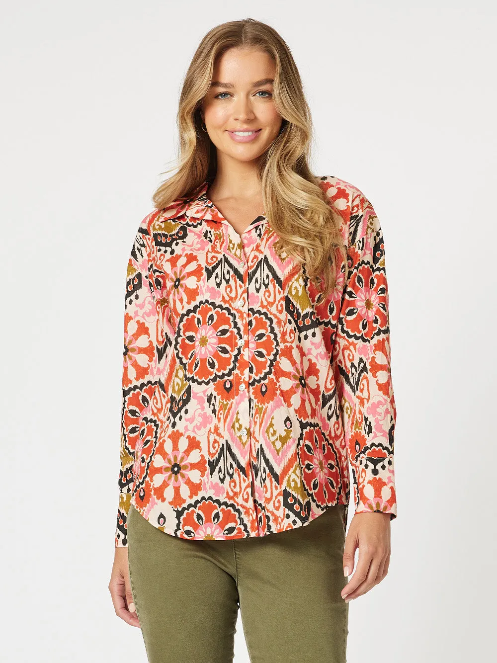Lola Print Shirt - Multi sold by RC & Co