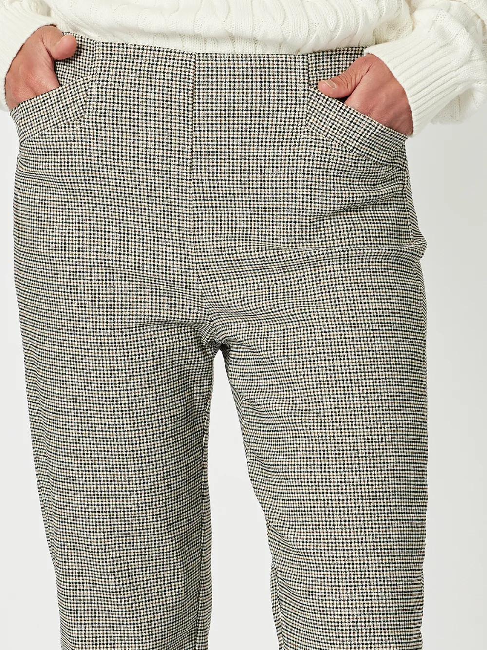 Gemma Check Pant - Toffee sold by RC & Co product image thumbnail 5