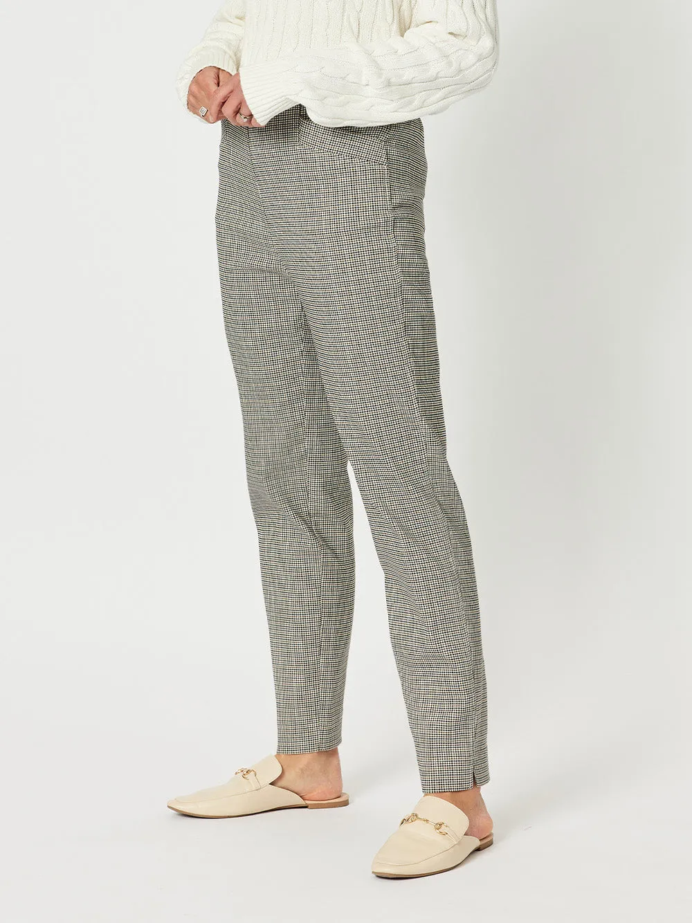 Gemma Check Pant - Toffee sold by RC & Co product image thumbnail 3