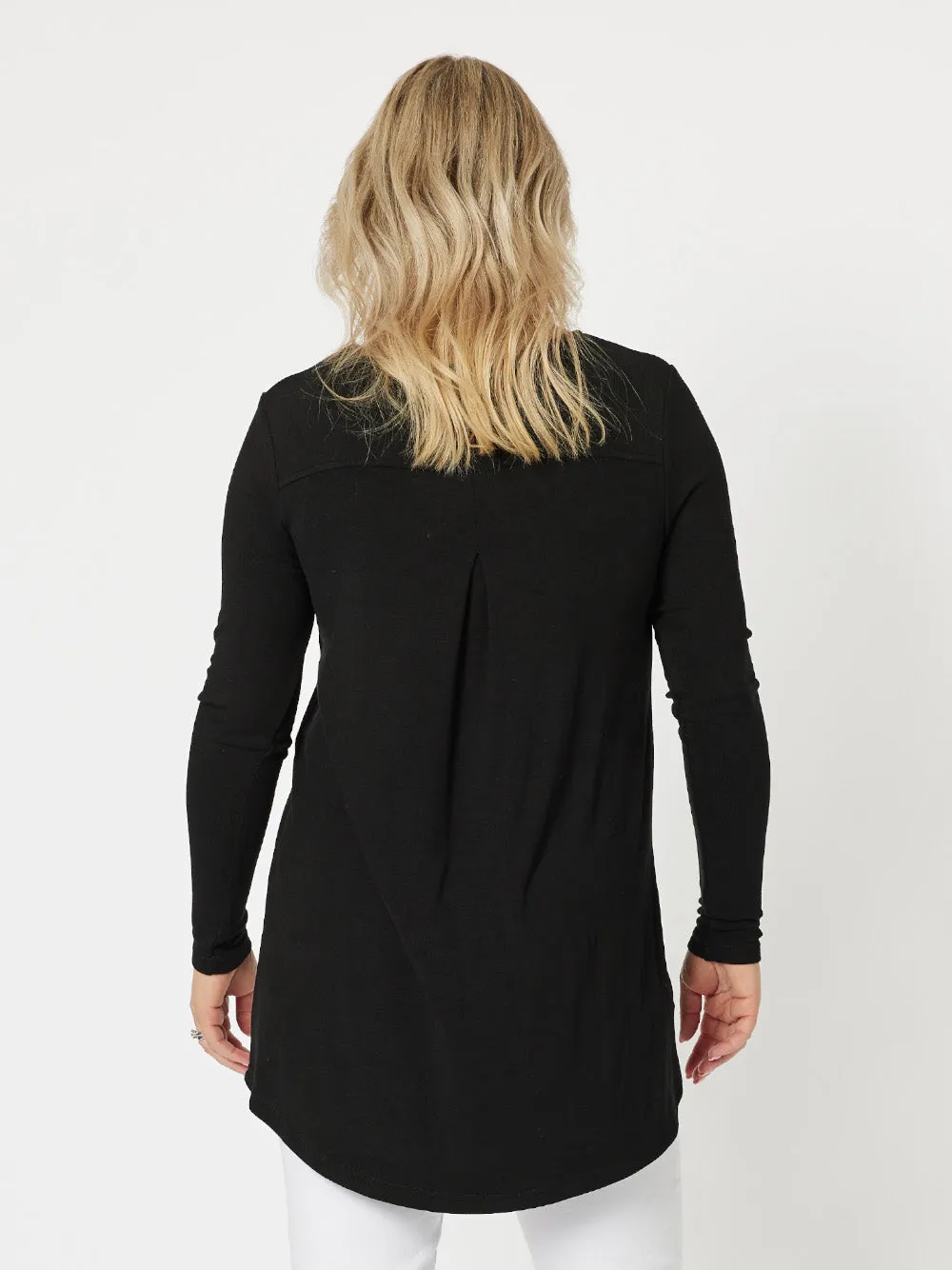 Keely Long Sleeve Top - Black sold by RC & Co product image thumbnail 4