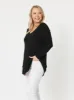 Keely Long Sleeve Top - Black sold by RC & Co