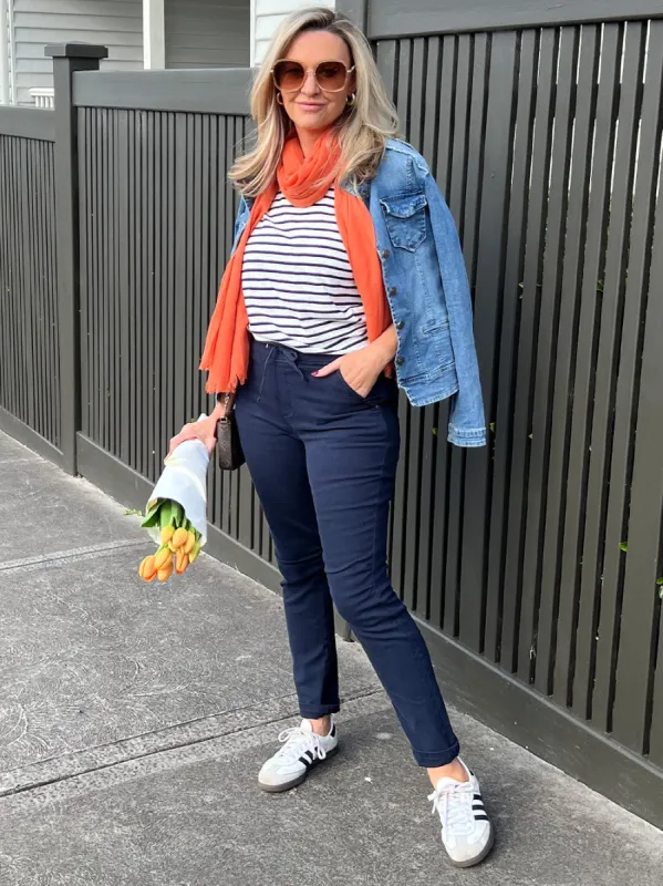 Plain Scarf - Orange sold by RC & Co