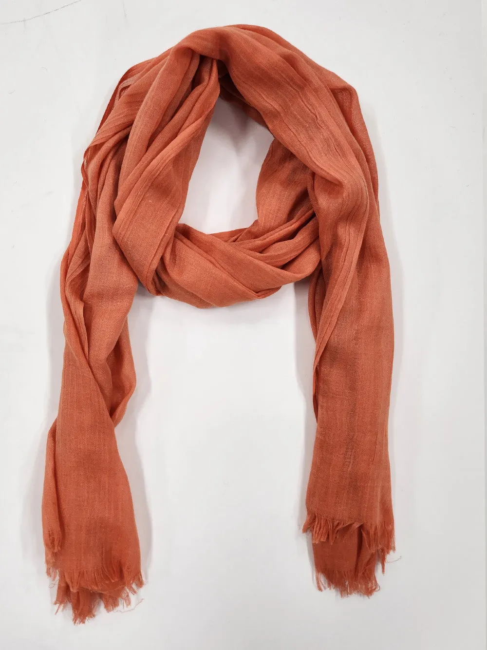 Plain Scarf - Orange sold by RC & Co product image thumbnail 2