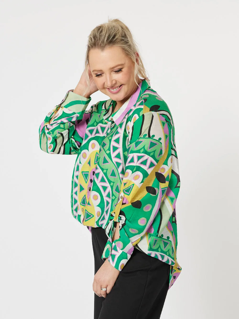 Mosaic Print Shirt - Multi sold by RC & Co product image thumbnail 4