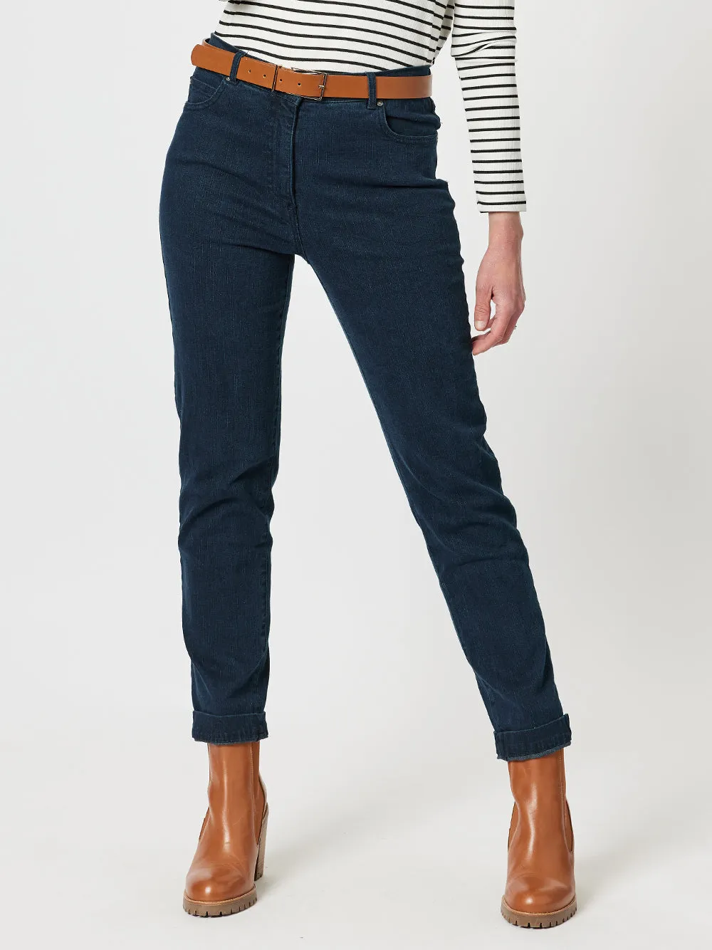 Miracle High Rise Jean - Dark Denim sold by RC & Co