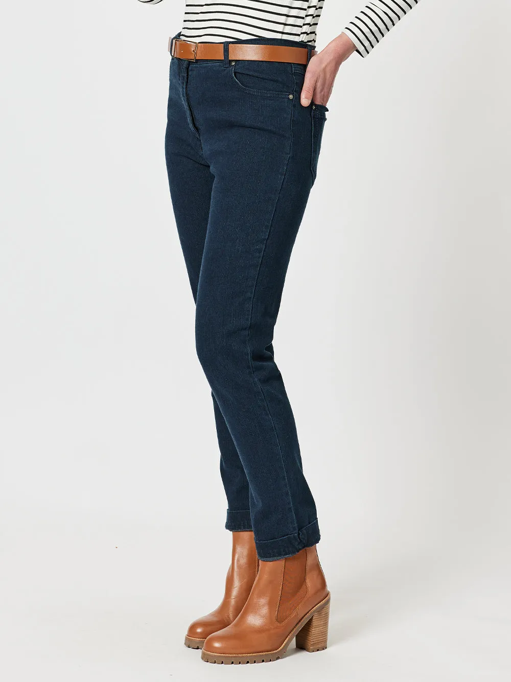 Miracle High Rise Jean - Dark Denim sold by RC & Co product image thumbnail 3