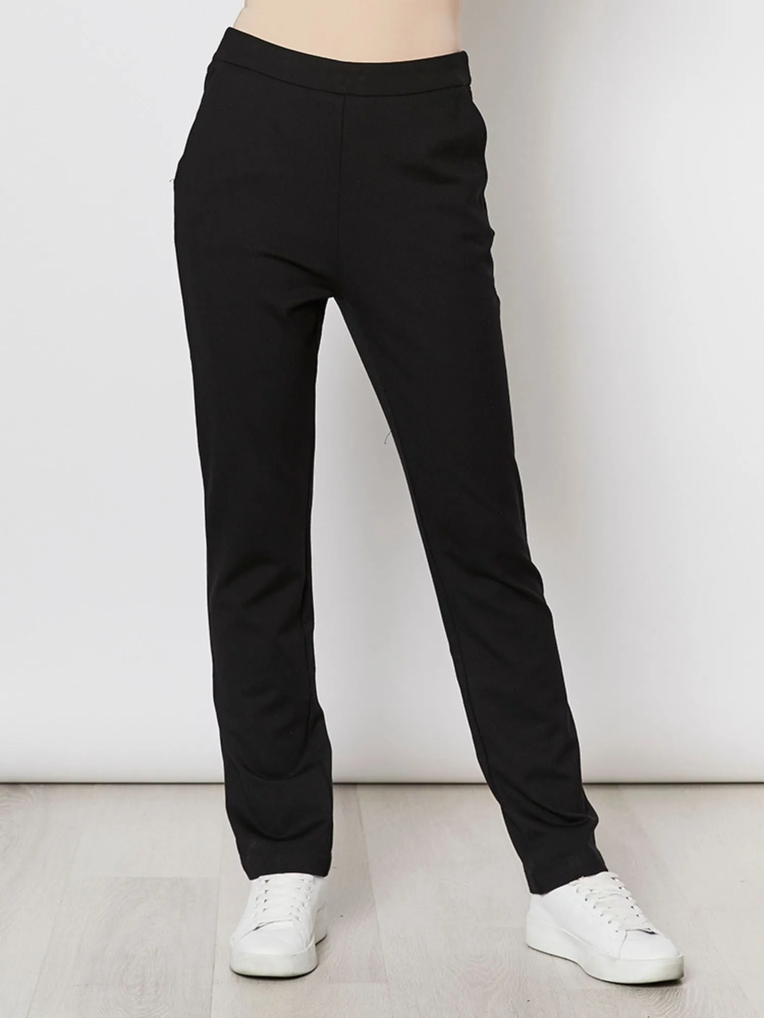 Straight Leg Ponte Pant - Black sold by RC & Co product image thumbnail 3