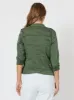Military Style Denim Jacket - Khaki sold by RC & Co