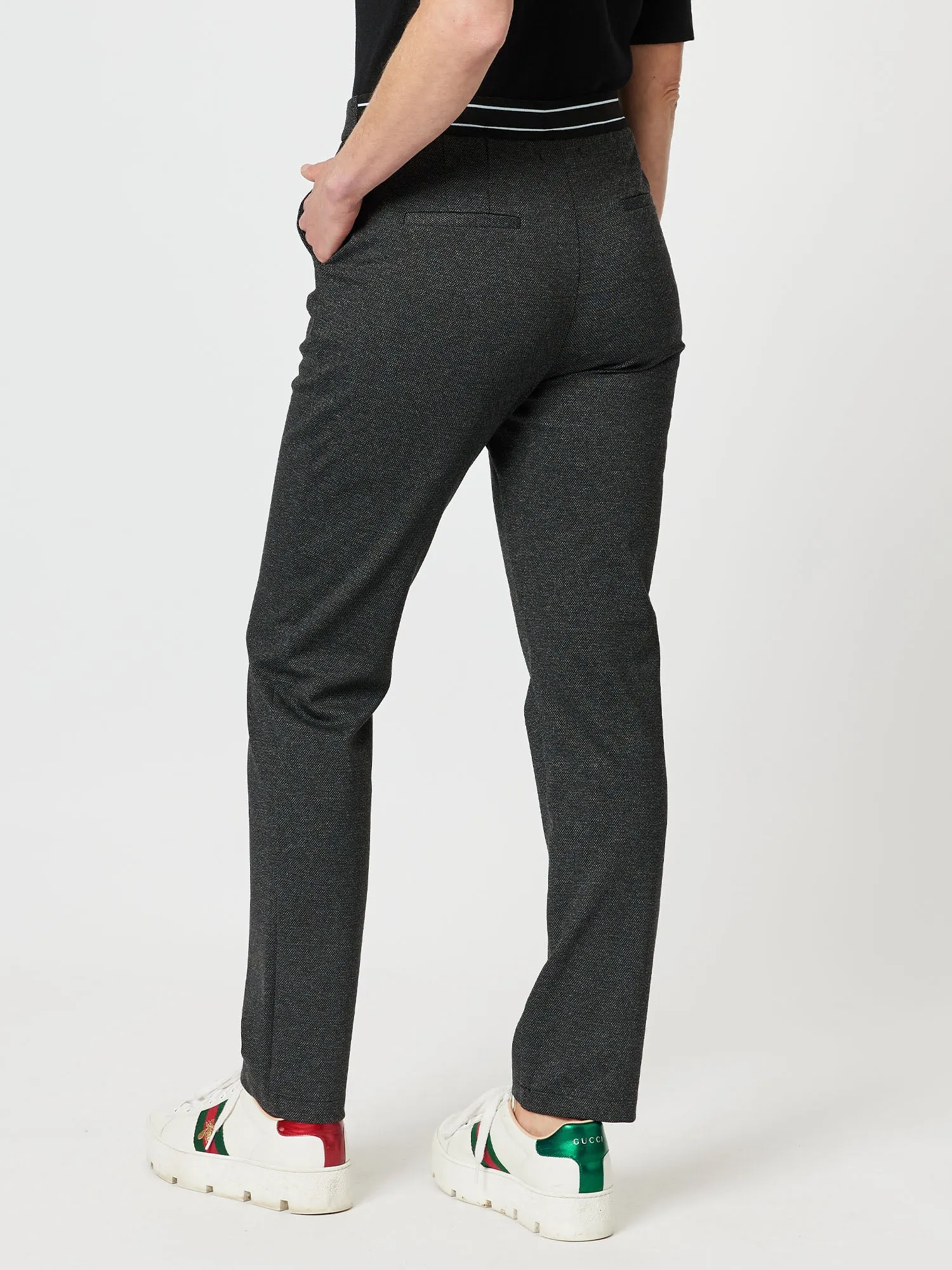 Textured Ponte Pant - Charcoal sold by RC & Co product image thumbnail 3