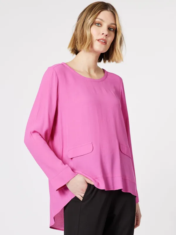 Kerryn Long Sleeve Top - Fuchsia sold by RC & Co