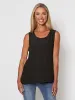 Basic Cotton Camisole - Black sold by RC & Co