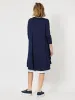 Roving Jersey Longline Cardigan - Navy sold by RC & Co