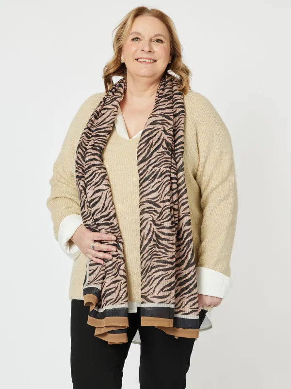 Lightweight Animal Print Scarf - Animal sold by RC & Co