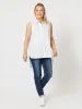Jordan Sleeveless Shirt - White sold by RC & Co