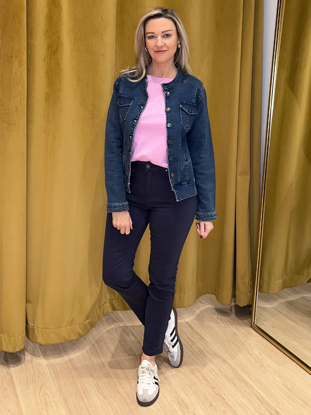 Milly Knit Denim Jacket - Indigo sold by RC & Co product image thumbnail 2