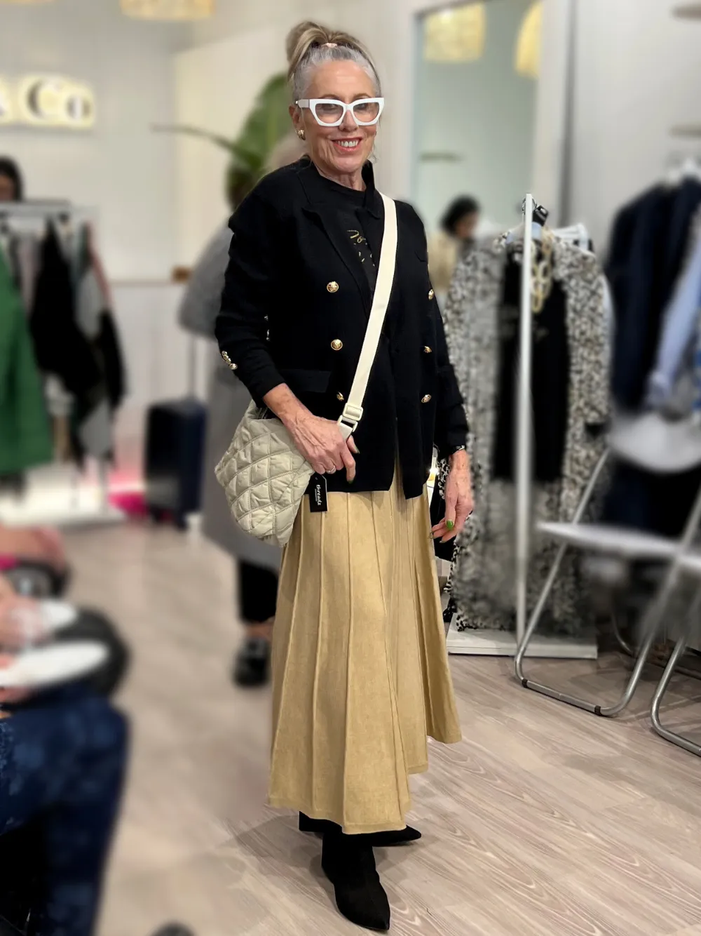 Kate Long Knit Skirt - Caramel sold by RC & Co product image thumbnail 2