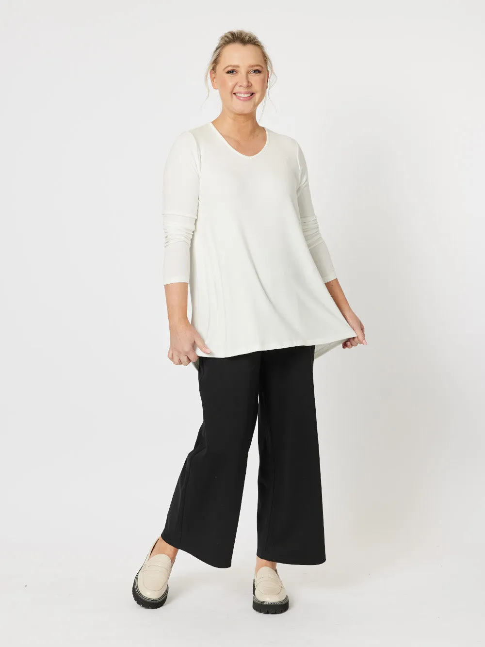 Keely Long Sleeve Top - Ivory sold by RC & Co product image thumbnail 2