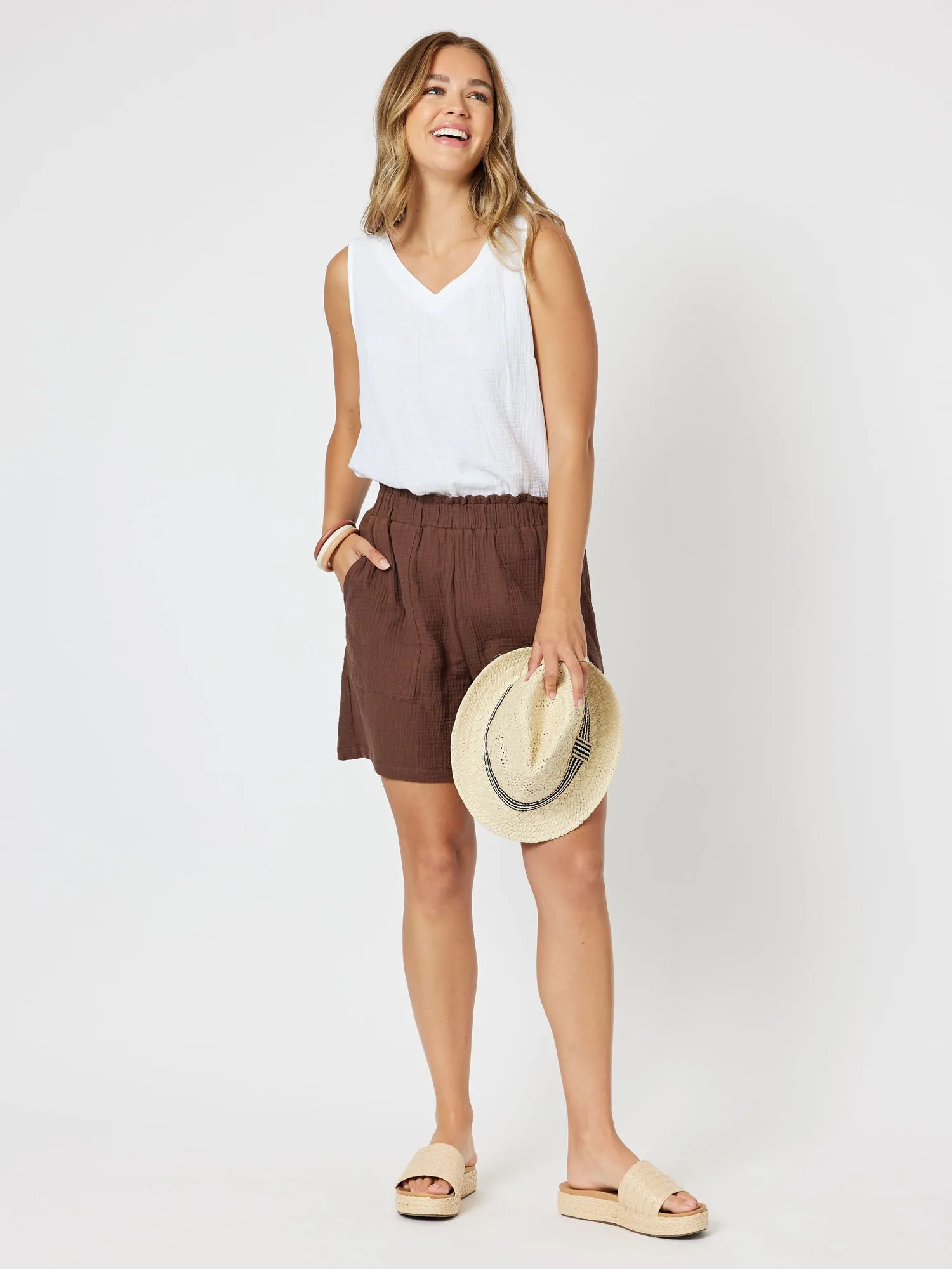 Byron Cotton Short - Chocolate sold by RC & Co product image thumbnail 2