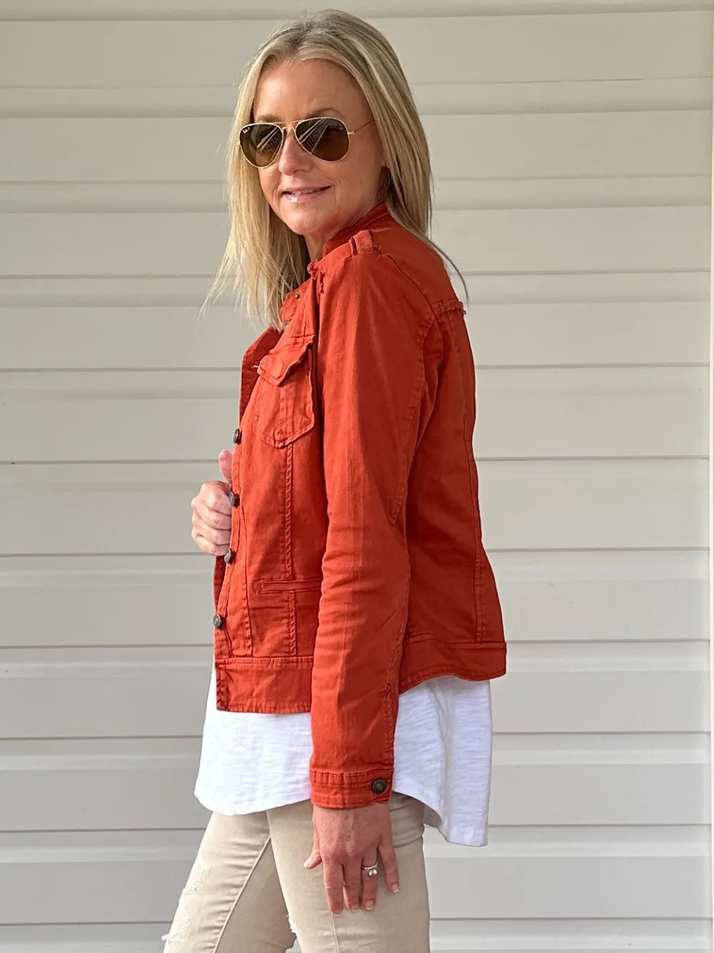 Military Denim Jacket - Maple sold by RC & Co product image thumbnail 4