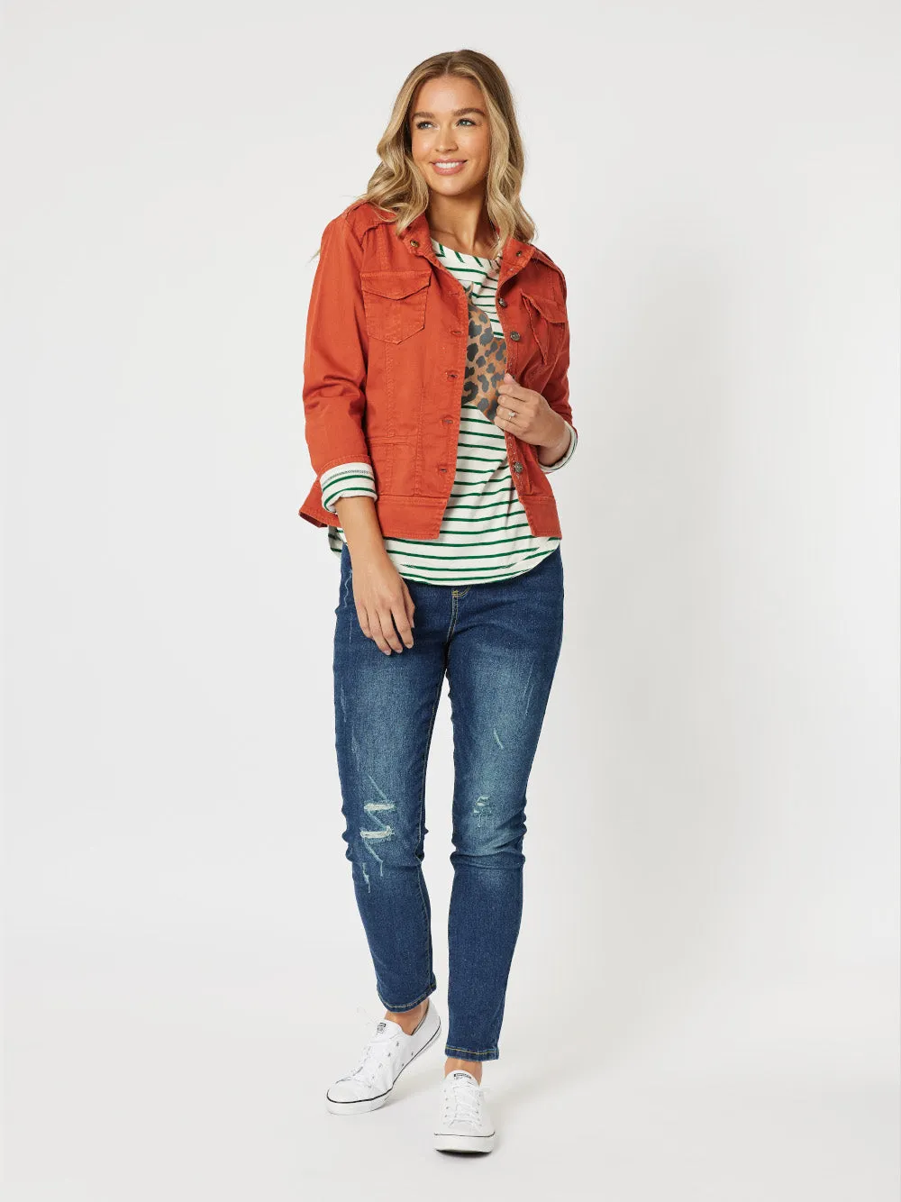 Military Denim Jacket - Maple sold by RC & Co product image thumbnail 2