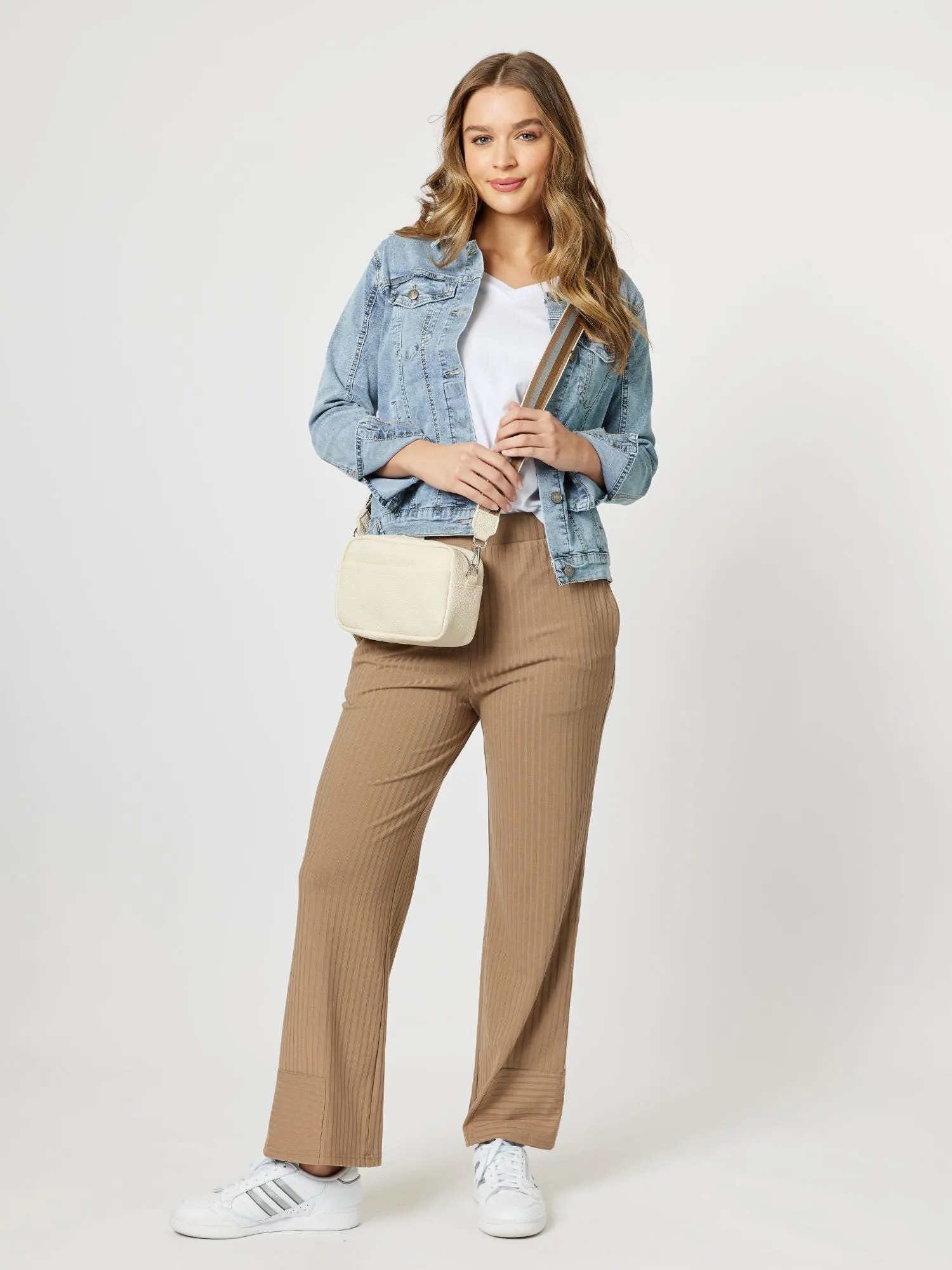 Courtney Ribbed Pant - Toffee sold by RC & Co product image thumbnail 2