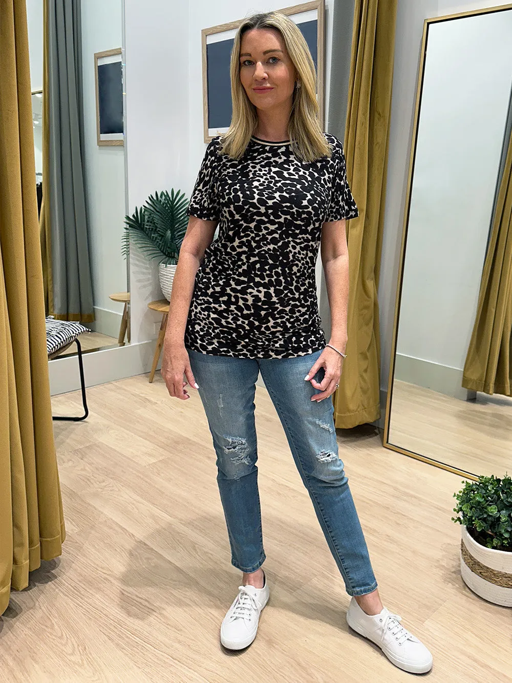 Animal Jersey Print Top - Animal sold by RC & Co product image thumbnail 2