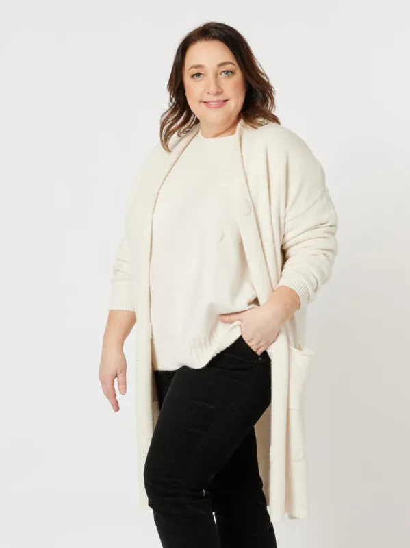 Brooke Knit Cardigan - Natural made by RC & Co
