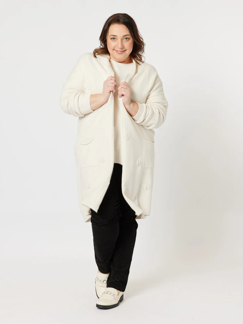 Brooke Knit Cardigan - Natural sold by RC & Co product image thumbnail 2