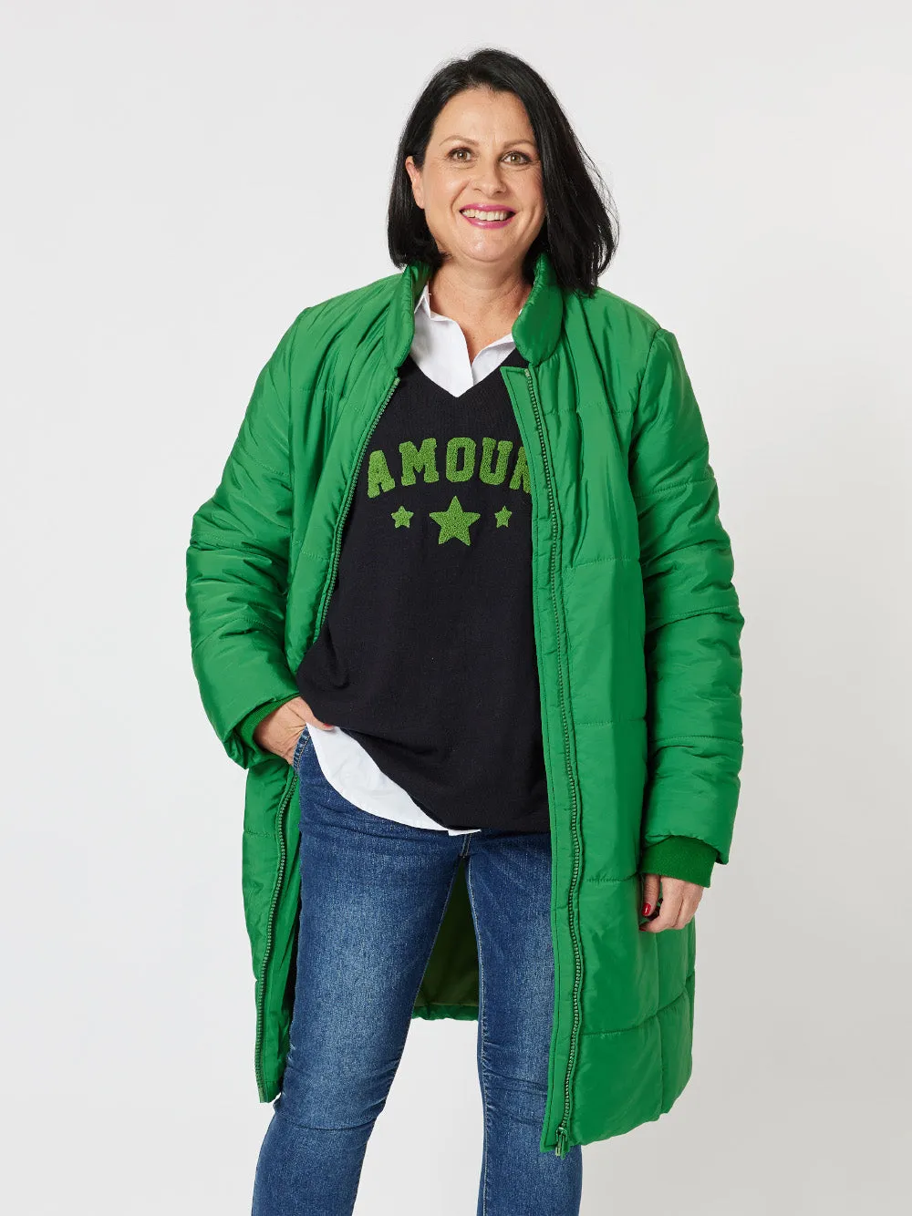 Parker Puffer Jacket - Ivy sold by RC & Co product image thumbnail 2