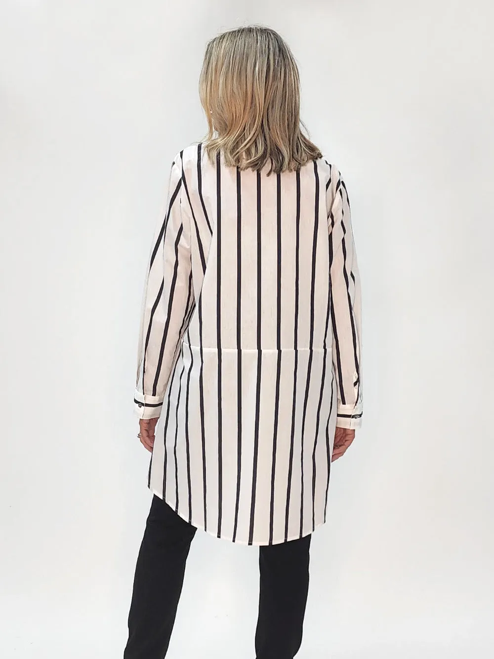 Dana Stripe Shirt - Black/White sold by RC & Co product image thumbnail 4