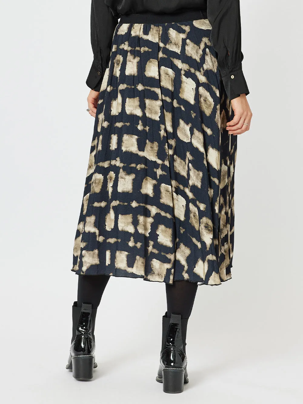 Marrakesh Print Skirt - Navy/Stone sold by RC & Co product image thumbnail 5
