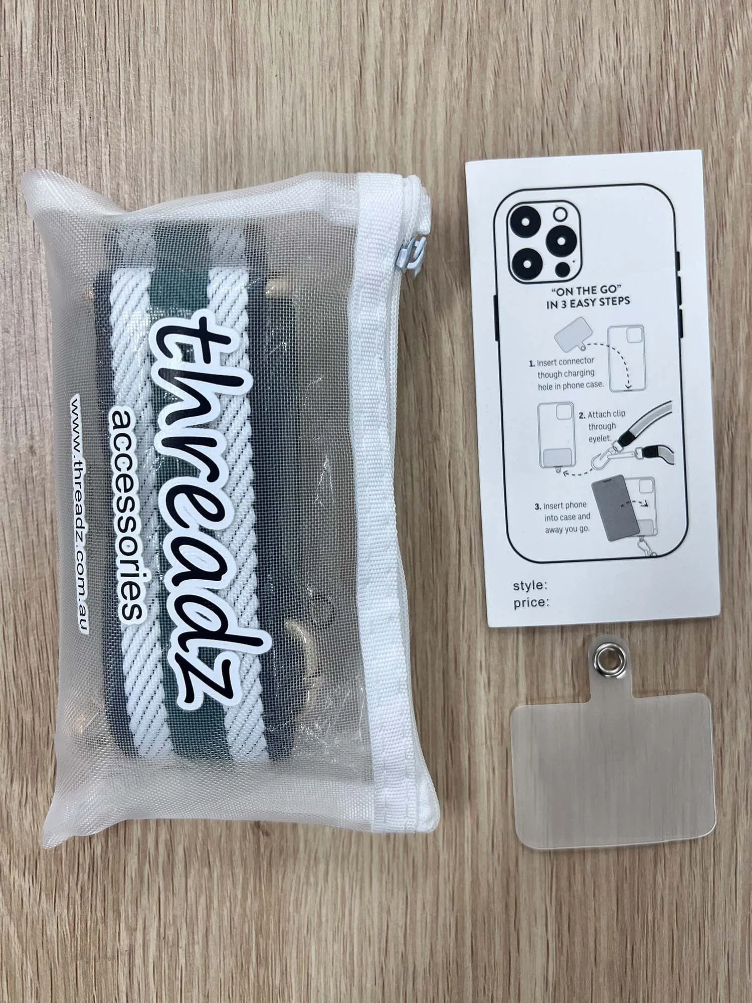 Crossbody Phone Strap - Green sold by RC & Co product image thumbnail 3