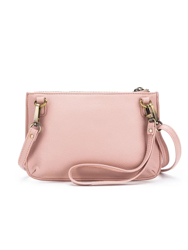 Cleo Crossbody Clutch Bag - Pink sold by RC & Co