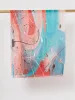 Jackson Printed Scarf - Aqua sold by RC & Co