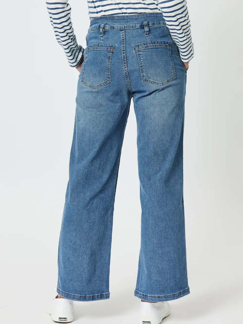 Hudson High Rise Wide Leg Jean - Denim sold by RC & Co product image thumbnail 4