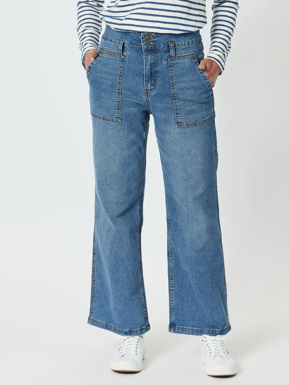 Hudson High Rise Wide Leg Jean - Denim sold by RC & Co product image thumbnail 3