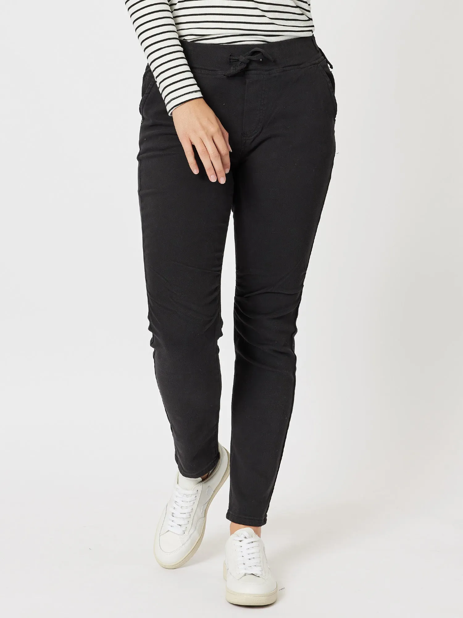 London Stretch Jogger Jean - Black sold by RC & Co