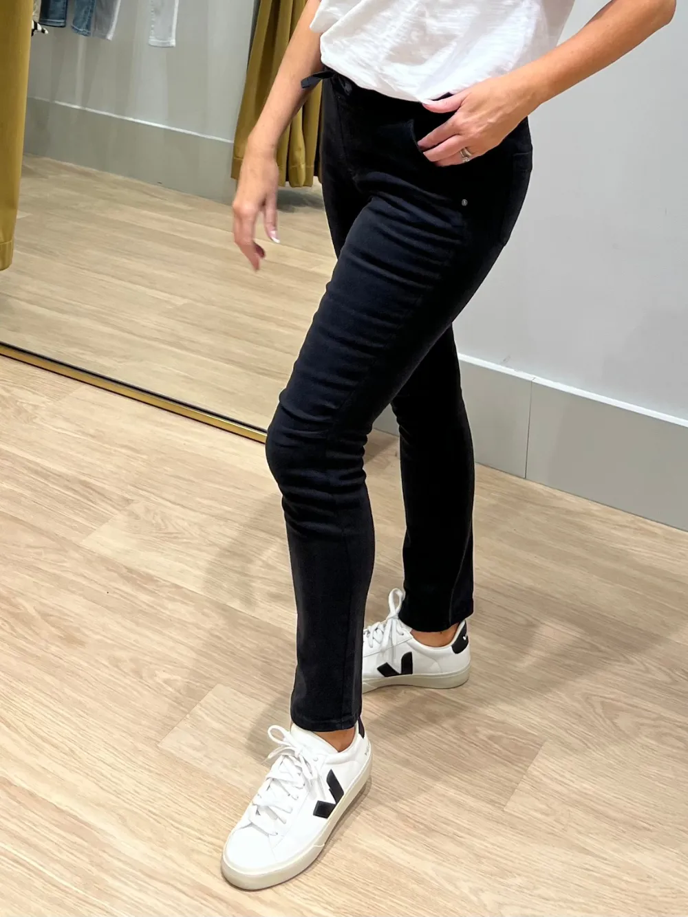 London Stretch Jogger Jean - Black sold by RC & Co product image thumbnail 4