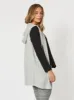 Ollie Side Button Vest - Silver sold by RC & Co