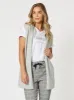 Ollie Side Button Vest - Silver sold by RC & Co