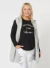 Ollie Side Button Vest - Silver sold by RC & Co