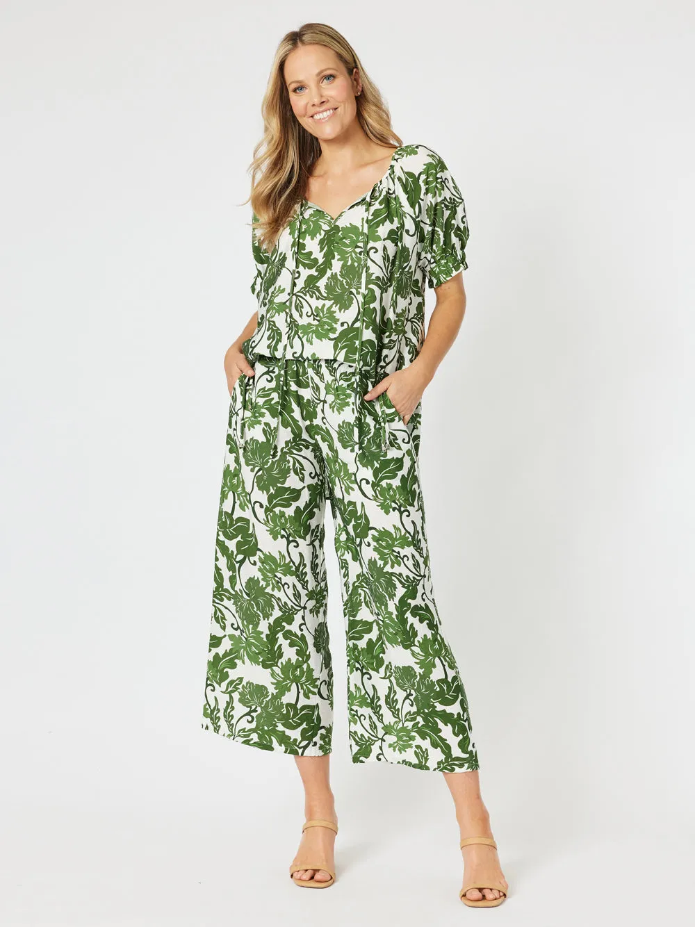 Ivy Print Wide Leg Pant - Ivy sold by RC & Co product image thumbnail 3