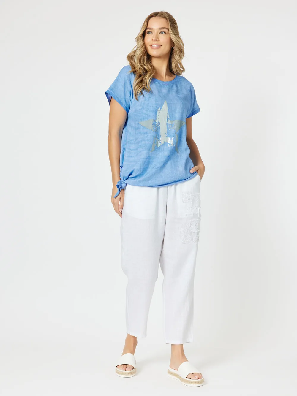 Skyla Star Top - Blue sold by RC & Co product image thumbnail 2