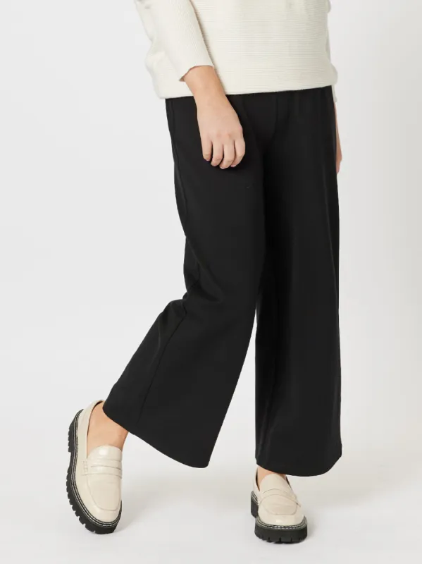 Kimmy Ponte Wide Leg Pant - Black sold by RC & Co