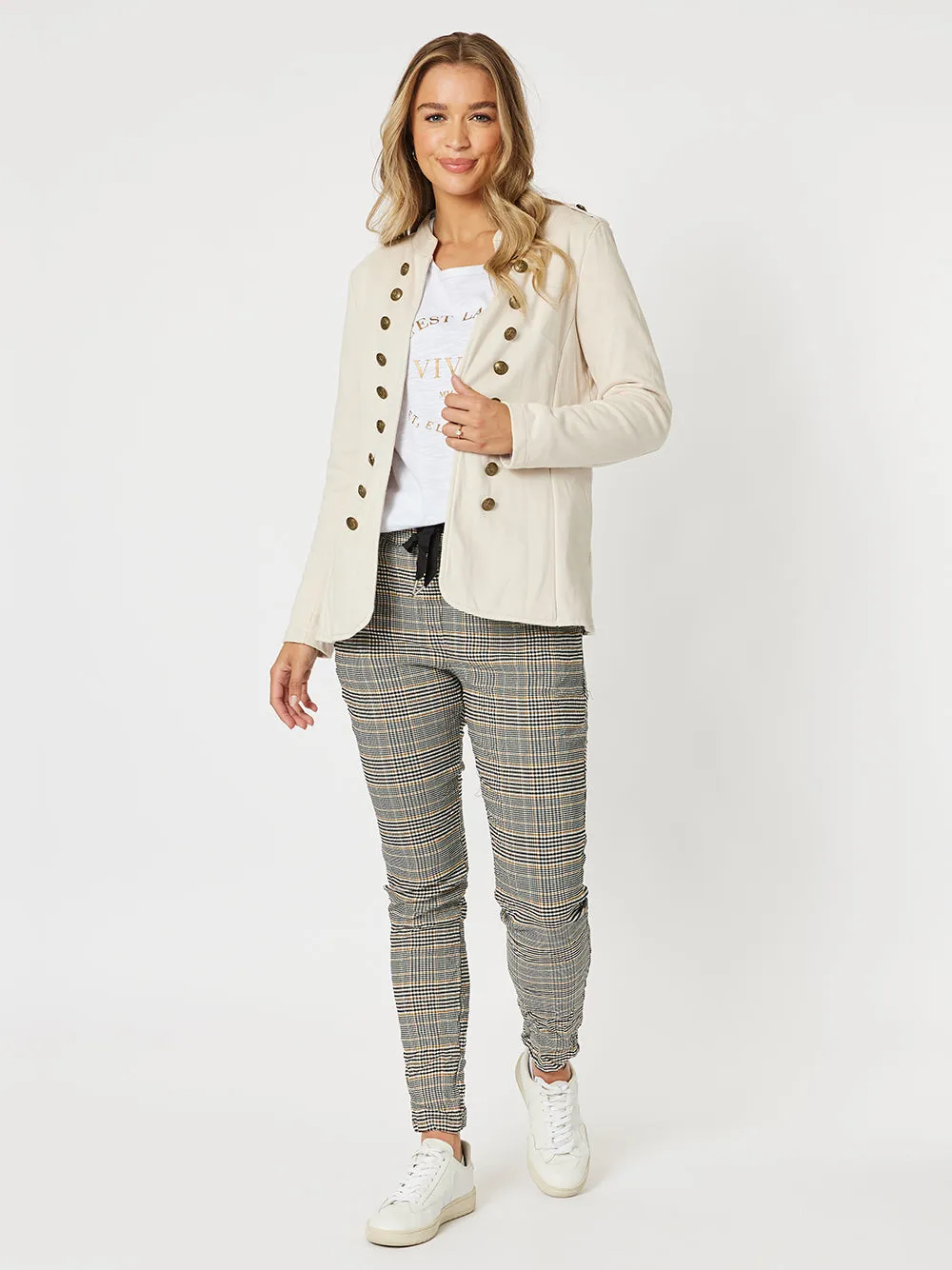 Military Sweat Jacket - Stone sold by RC & Co product image thumbnail 2