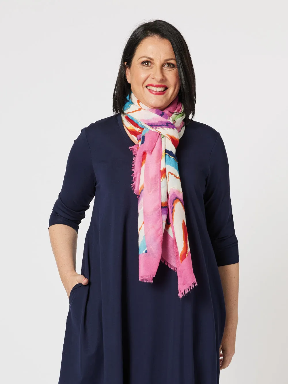 Rainbow Scarf - Multi sold by RC & Co